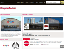 Tablet Screenshot of couponrocker.com